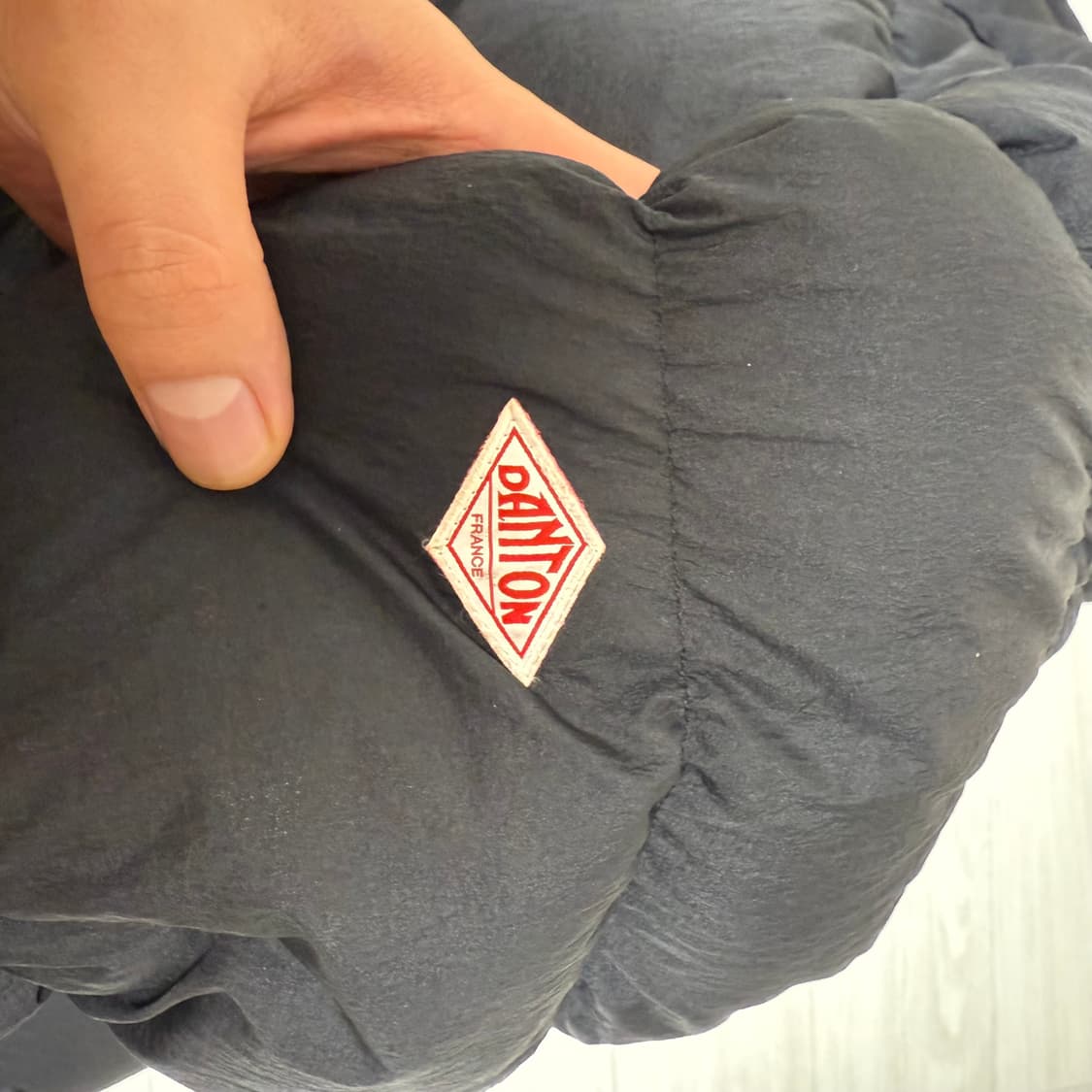 DANTON 화이트구스다운 패딩 (블랙 / L사이즈) 상품이미지5