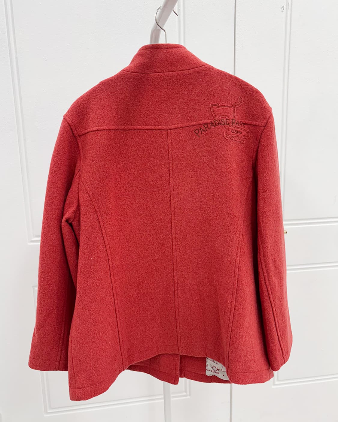 iyo오렌지 토글 하이넥 하프 코트 상품이미지4