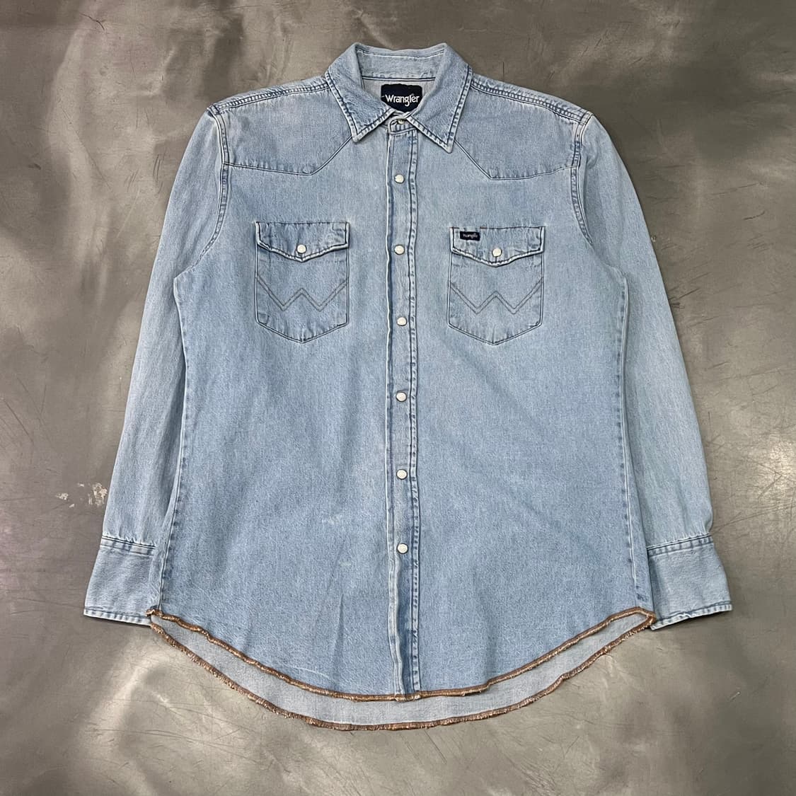  랭글러 웨스턴 데님 셔츠 y14770 상품이미지1