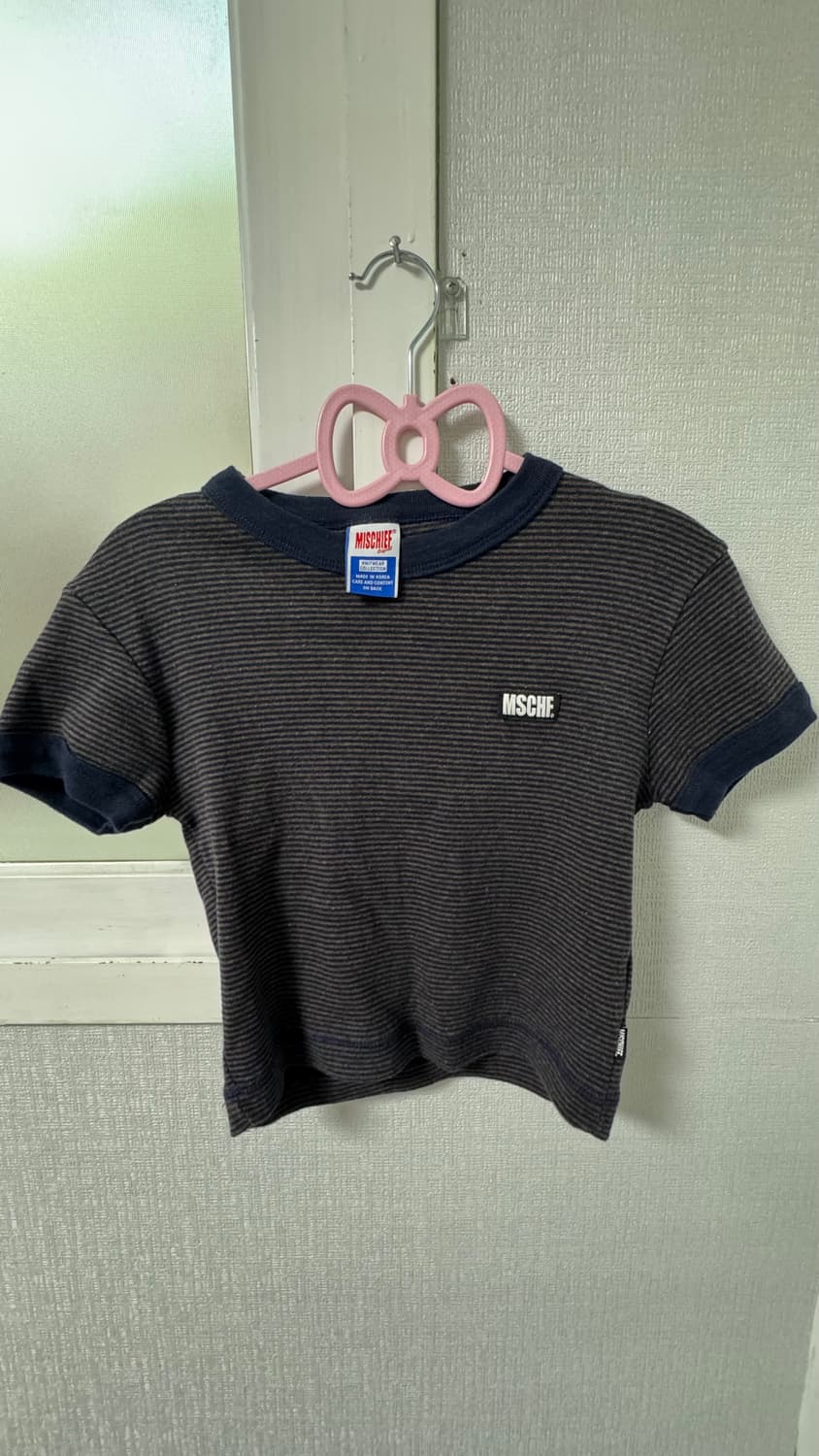 미스치프 스트라이프 반팔 상품이미지1