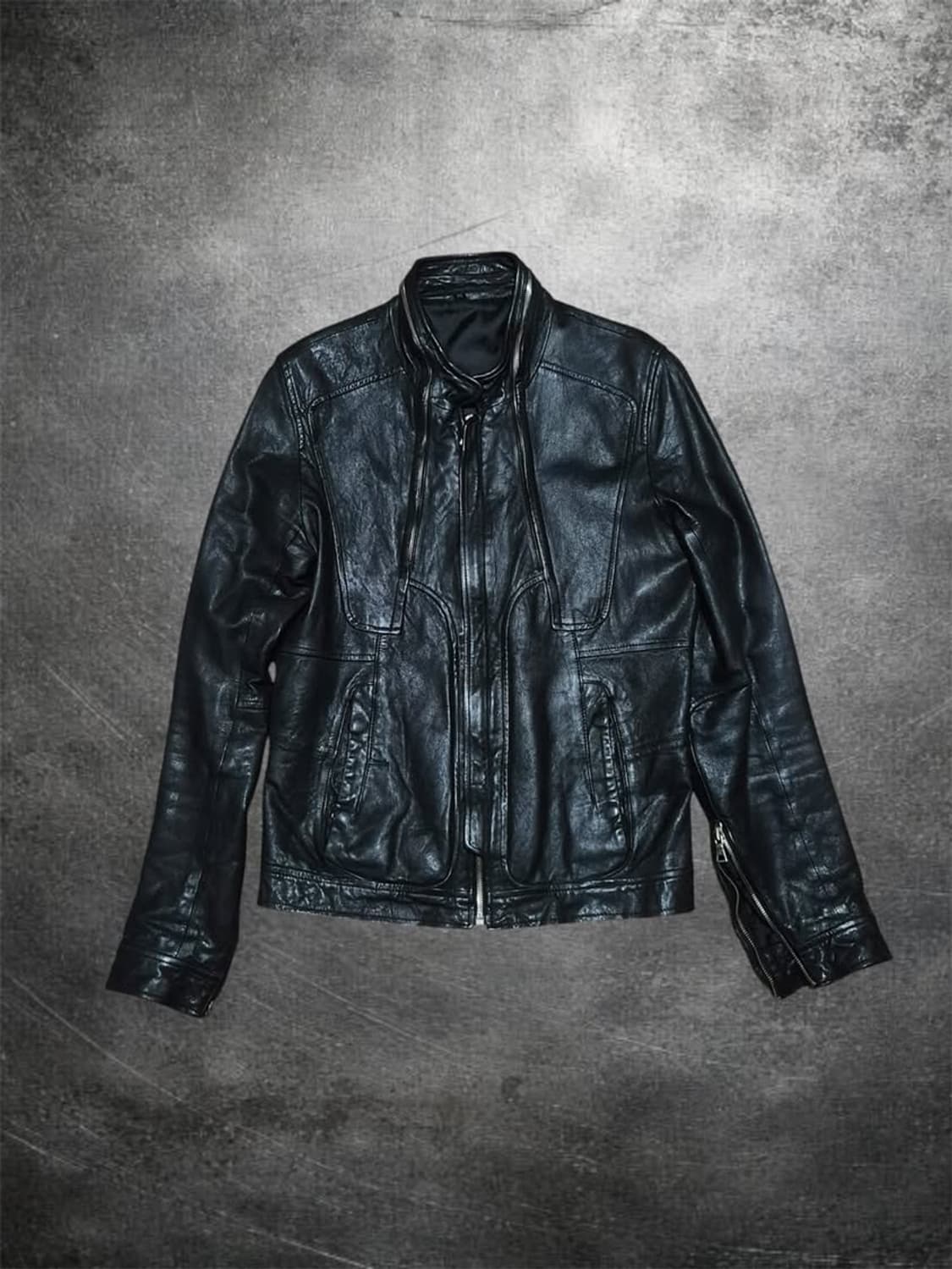 double zip italy lamb skin jacket 상품이미지1