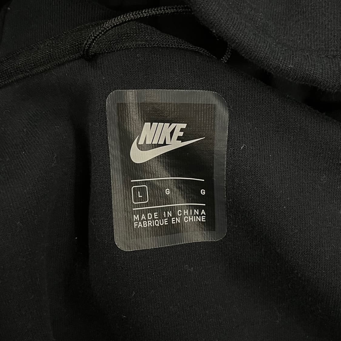 [정품/L] 나이키 테크 플리스 후드집업 블랙 b14 상품이미지5
