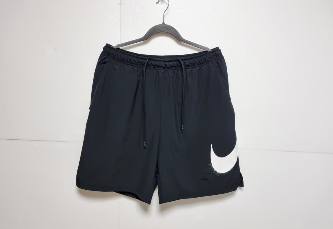 남성XL 나이키 빅스우시 검정 블랙 우븐 경량 반바지 바지 여름 상품이미지6