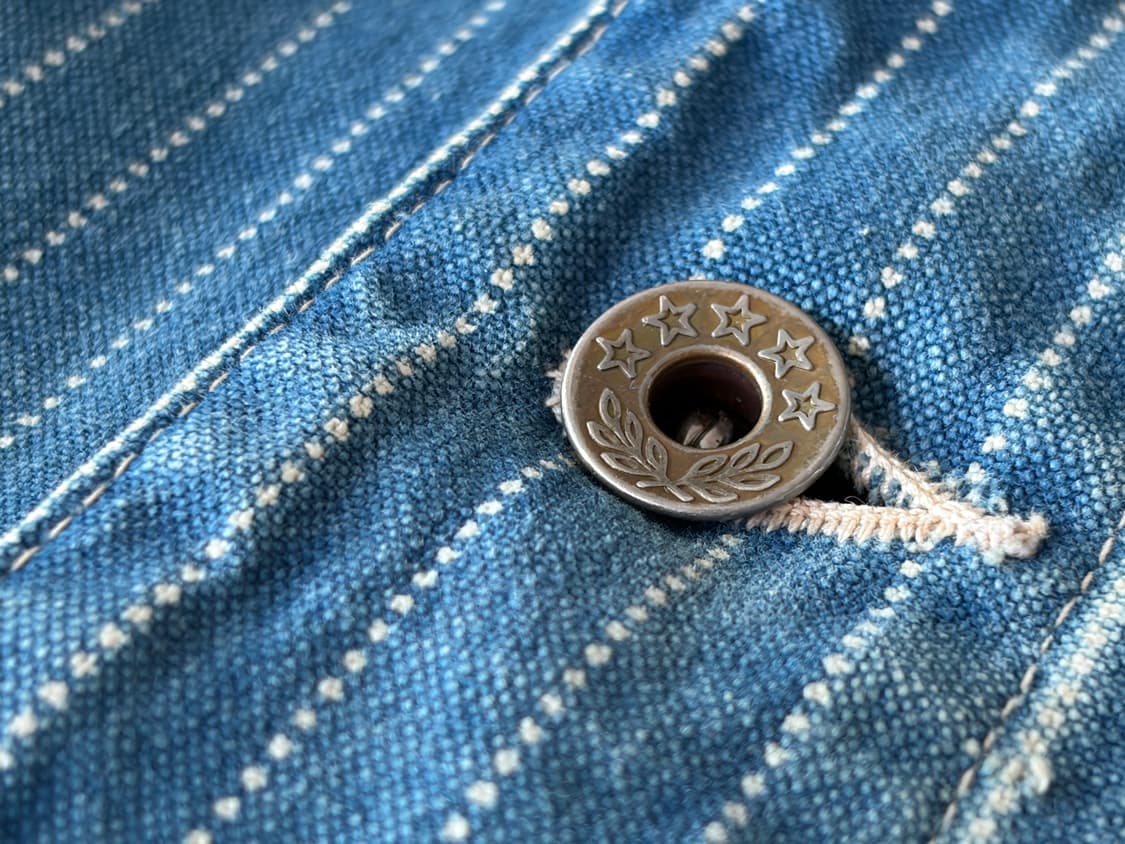 FULLCOUNT 2033HW-1 Indigo Wabashi Stripe 상품이미지4