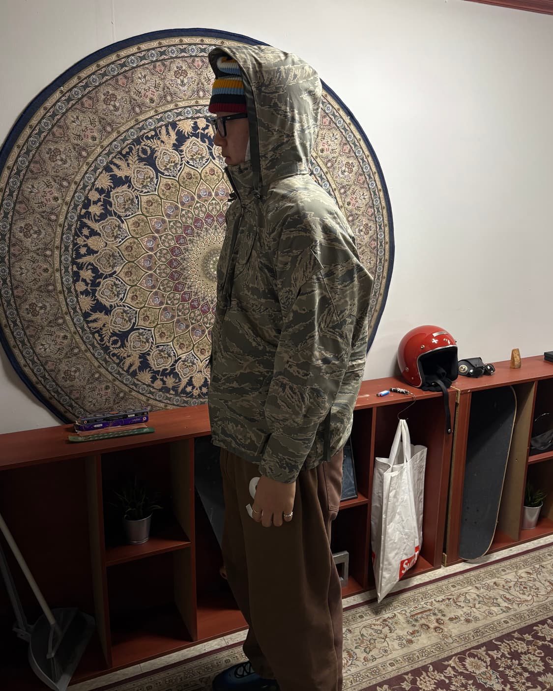 미공군 APECS 파카 ABU 타이거 카모 데드스탁 상품이미지2