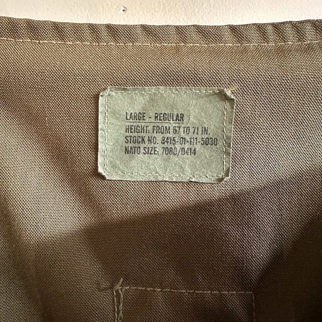 미군 오리지널 CVC 전차병 커버올 LR 상품이미지3