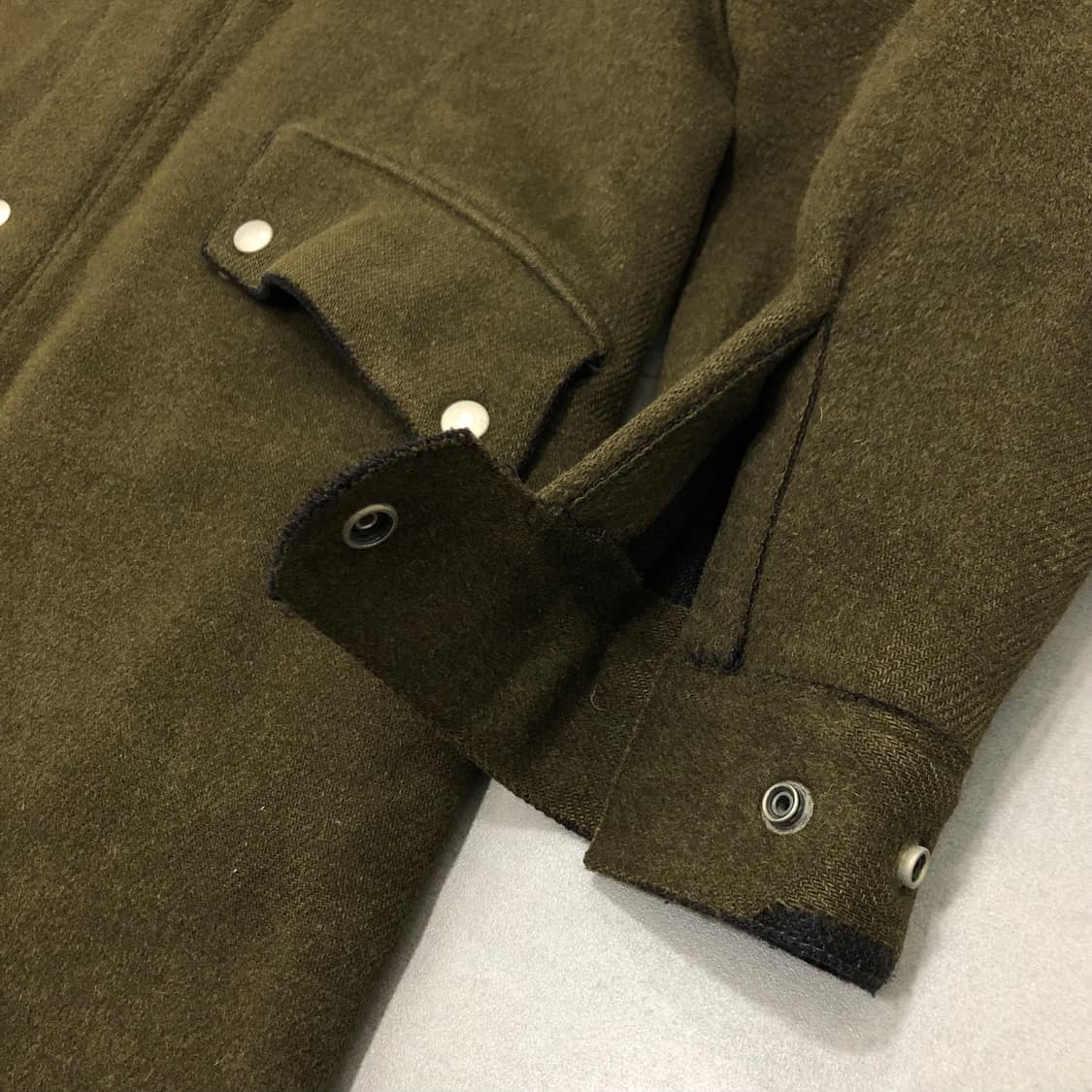 아페쎄 apc 울100 프랑스 밀리터리 후드 코트 S 상품이미지3