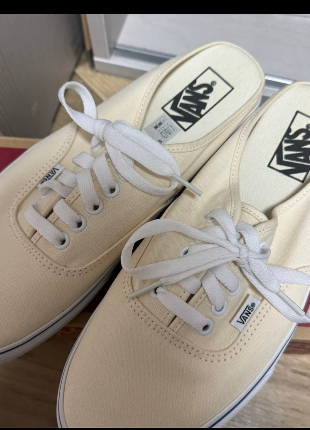 반스 어센틱 뮬 아이보리 270 새상품 상품이미지1