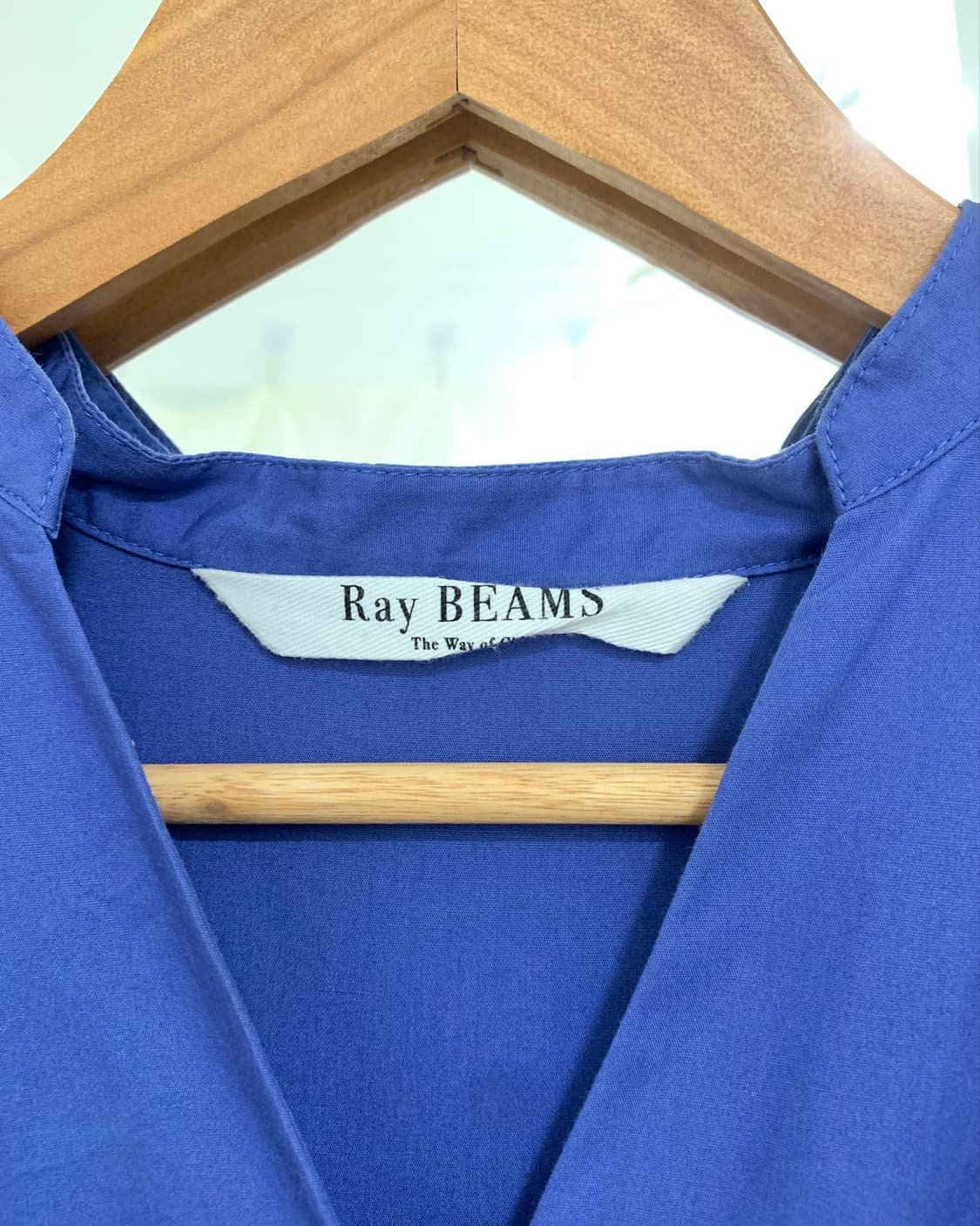 [Ray BEAMS] cobalt blue drape dress 상품이미지3