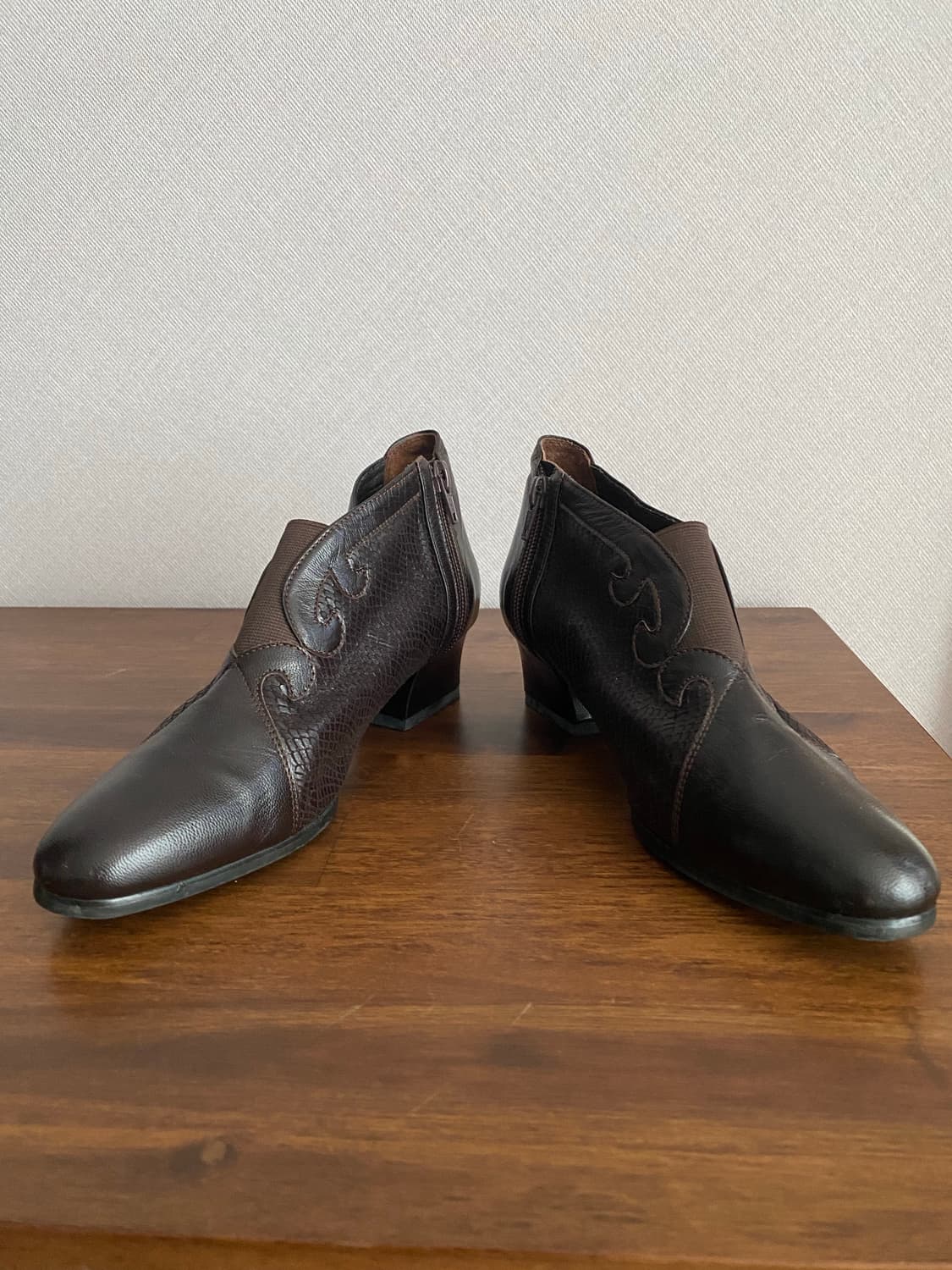 클라우드 천연 가죽 웨스턴스타일 부띠(235) 상품이미지5