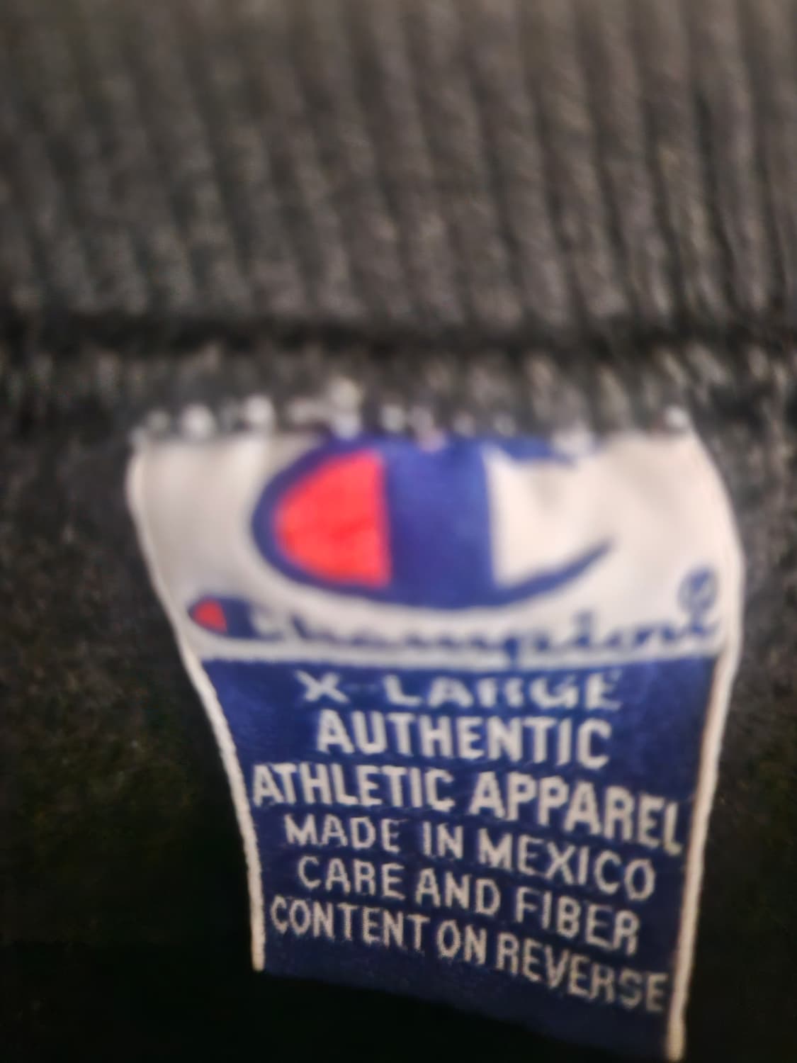 90s 빈티지 챔피온 스웻셔츠 블랙 페이딩 워싱 상품이미지4