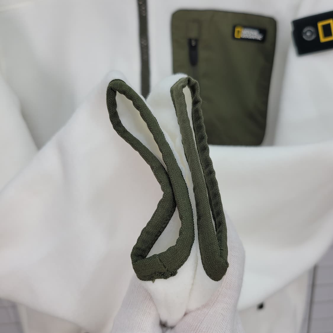 내셔널지오그래픽 스탠넥 후리스 집업 자켓 남여공용 L사이즈 거의새옷 상품이미지7