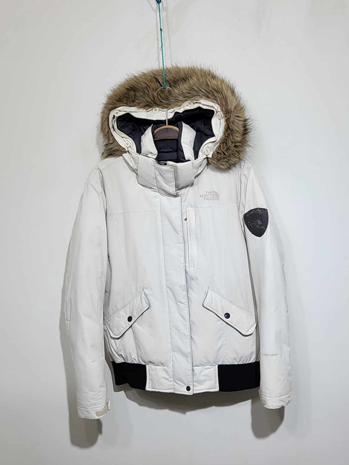 (M) 노스페이스 맥머도 패딩점퍼 화이트 거위털 구스다운 자켓 상품이미지1
