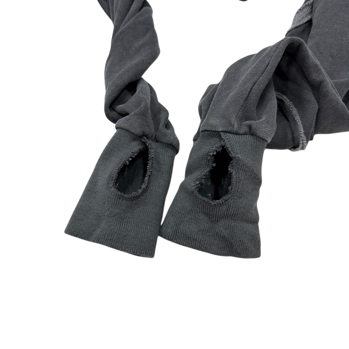 MPQ 피그먼트 워싱 포켓 롱슬리브 맨투맨 그레이 1 상품이미지3