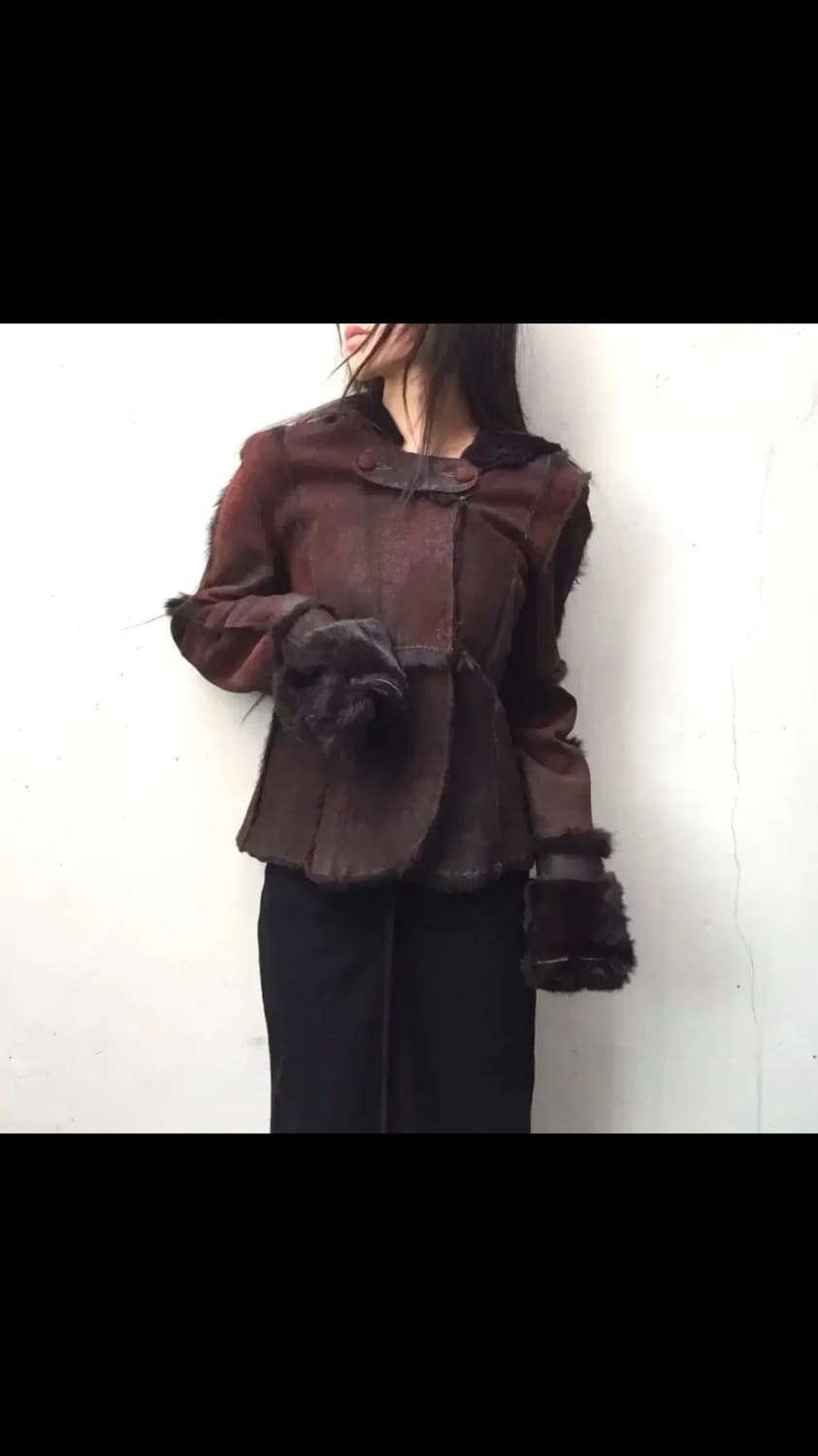 아르마니 진 페어리 퍼 후드 자켓 상품이미지5