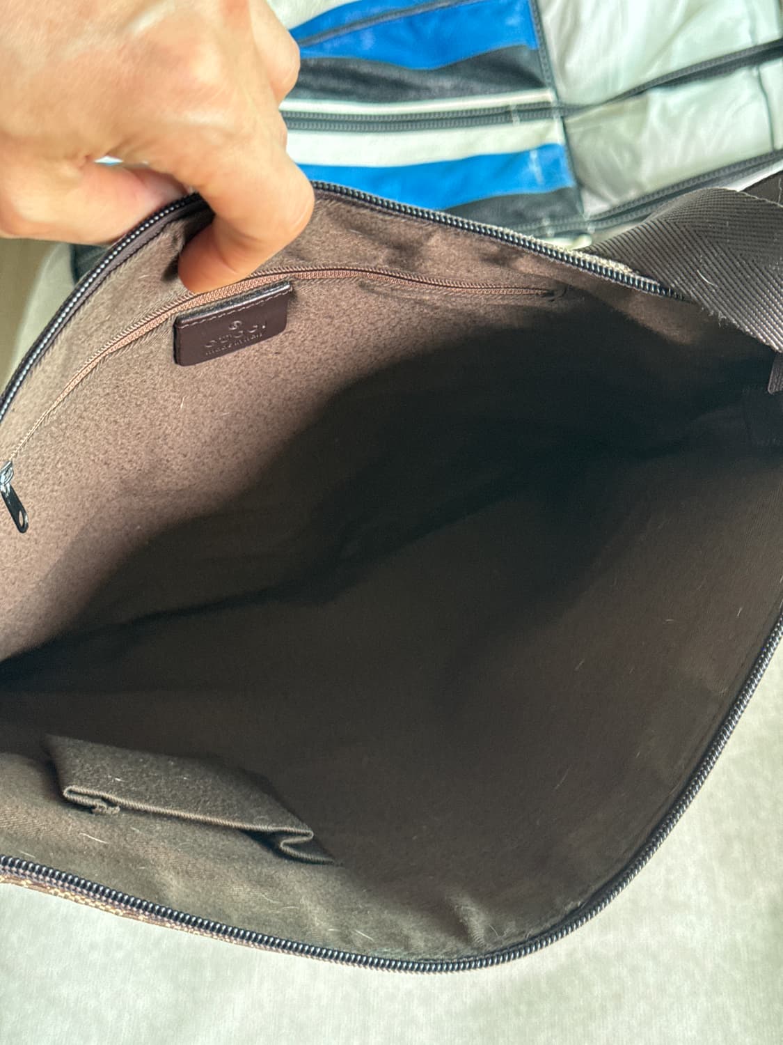 Gucci 구찌 GG 캔버스 숄더 백 브라운 상품이미지3