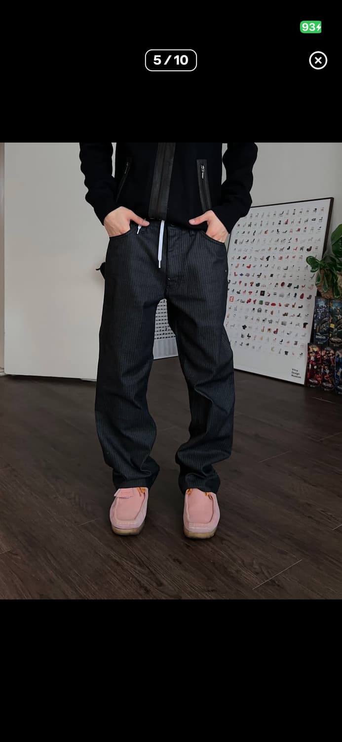 Jun Men 스트라이프 루지 트라우저 상품이미지3