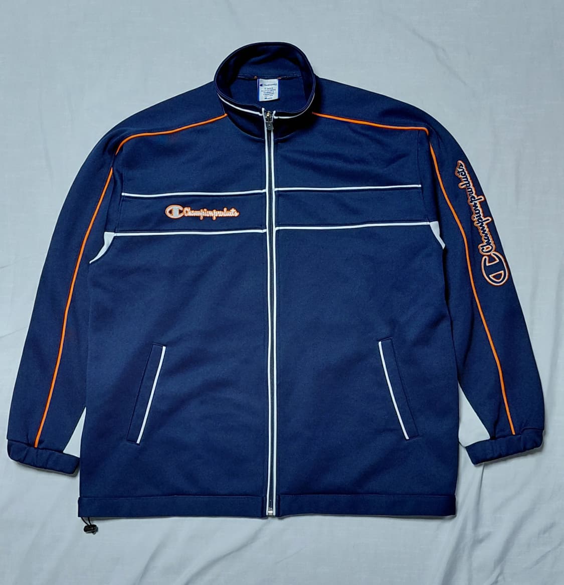 [XL] 챔피언 골드윈 빈티지 트랙탑 재킷 (네이비/오렌지) 상품이미지2