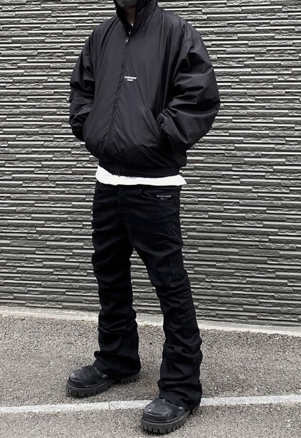 (2)언더마이카 무.30 안티 Fxxking 로고 플레이 스트레치 플레어 상품이미지7