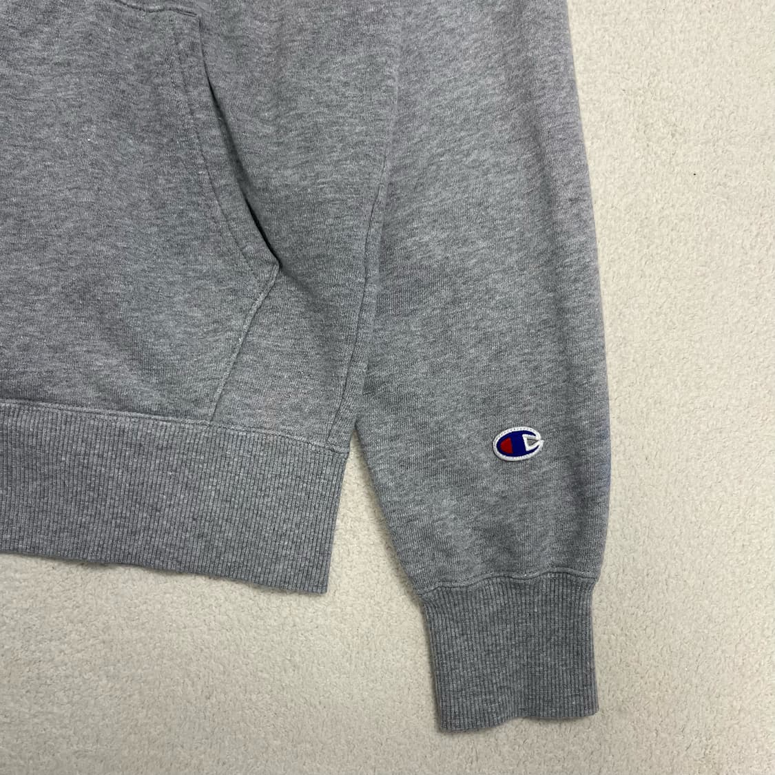 Champion gray hood zip-up 상품이미지5