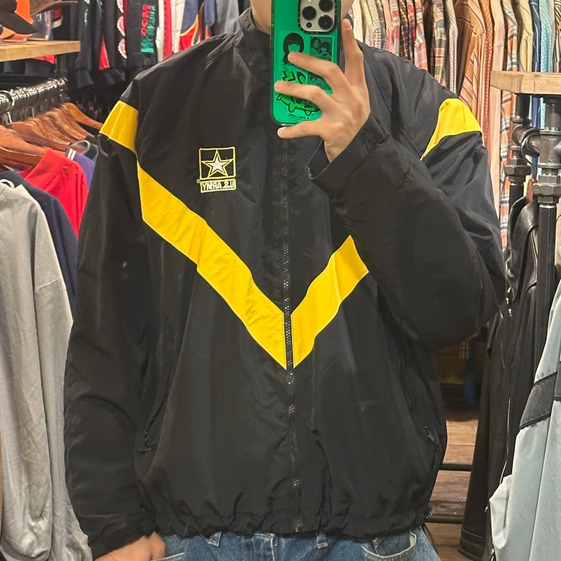 [HI] 아미 바람막이 블랙/옐로우 상품이미지1