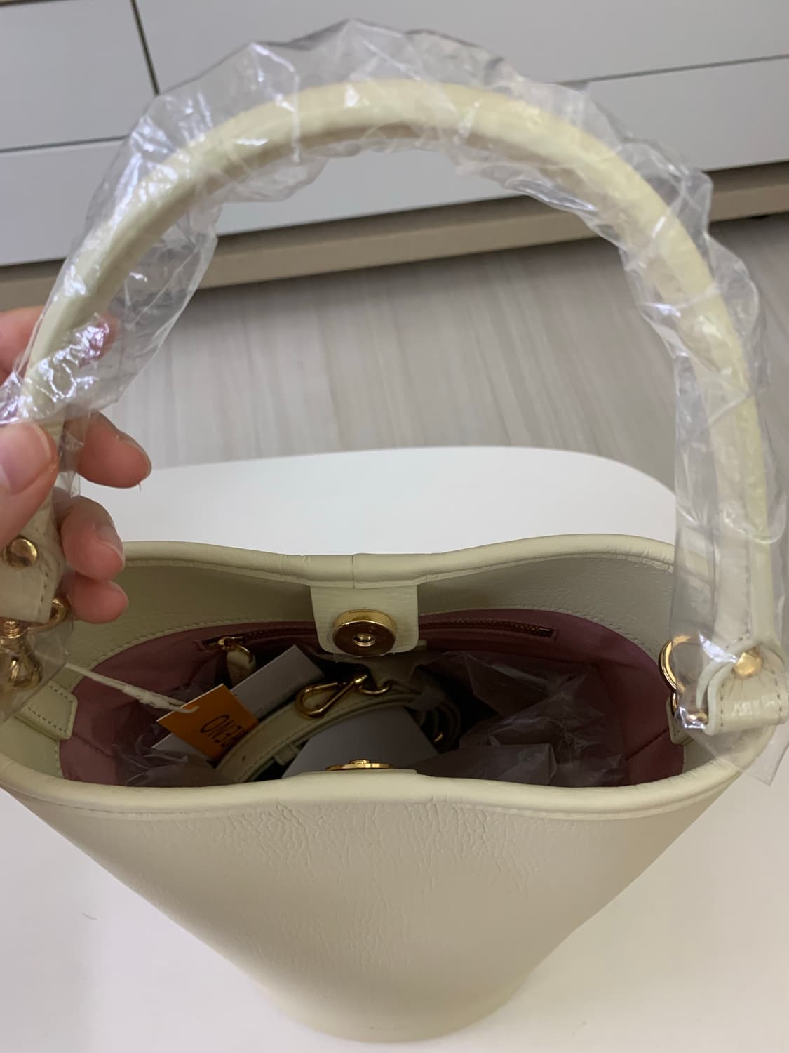 피브레노 마이버킷백 아이보리 새상품 상품이미지5