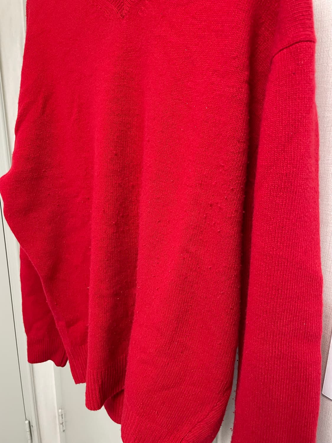 스테디에브리웨어 코지 울 캐시미어 브이넥 니트 (3) 상품이미지4