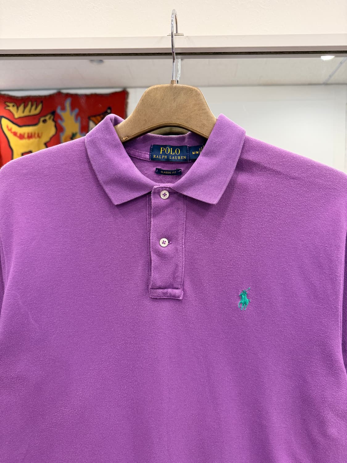 Polo RL 폴로 랄프로렌 pk 반팔 티셔츠 (Purple) 상품이미지2