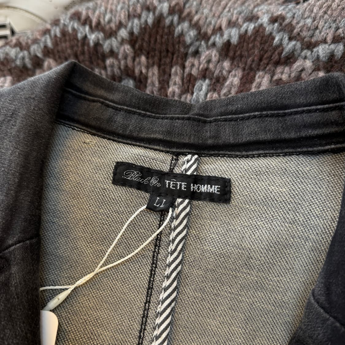 테테옴므 카즈타카 카토 워싱 스트레치 블레이저 상품이미지5