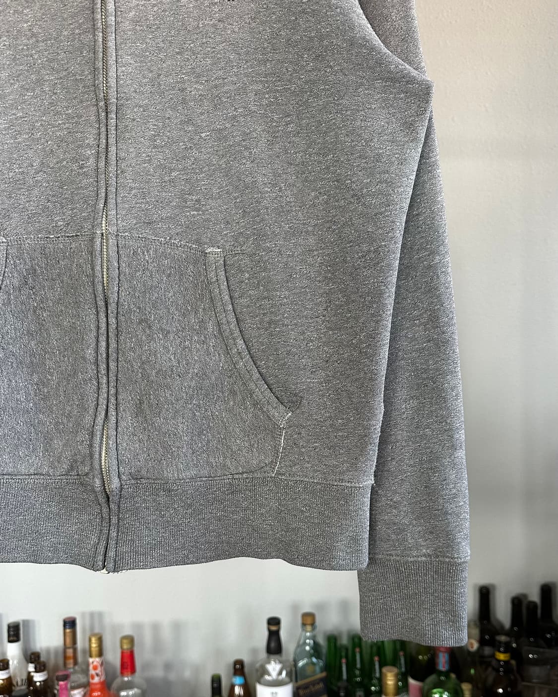 [M]폴로 랄프로렌 그레이 기모 후드집업 상품이미지5