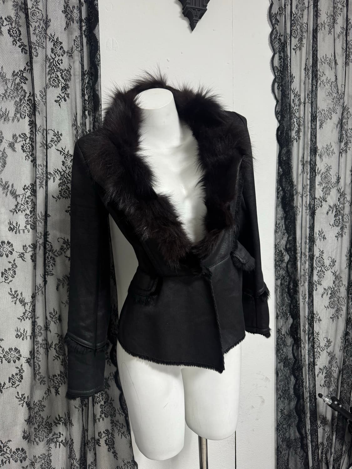Egoist real fur shearling jacket 상품이미지2
