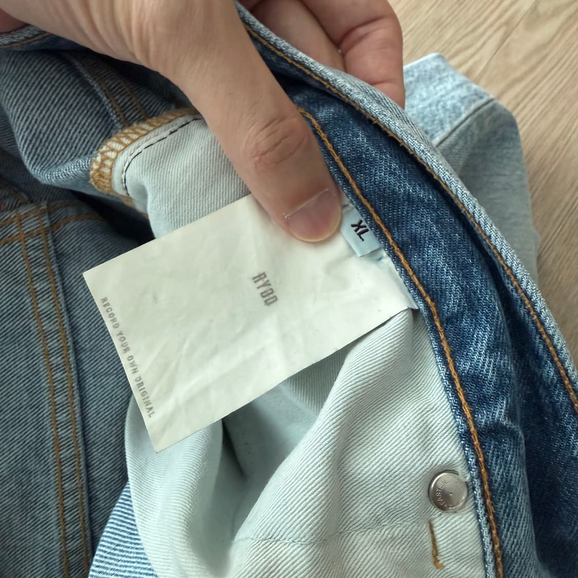 [XL]ryoo 워시드진  상품이미지5