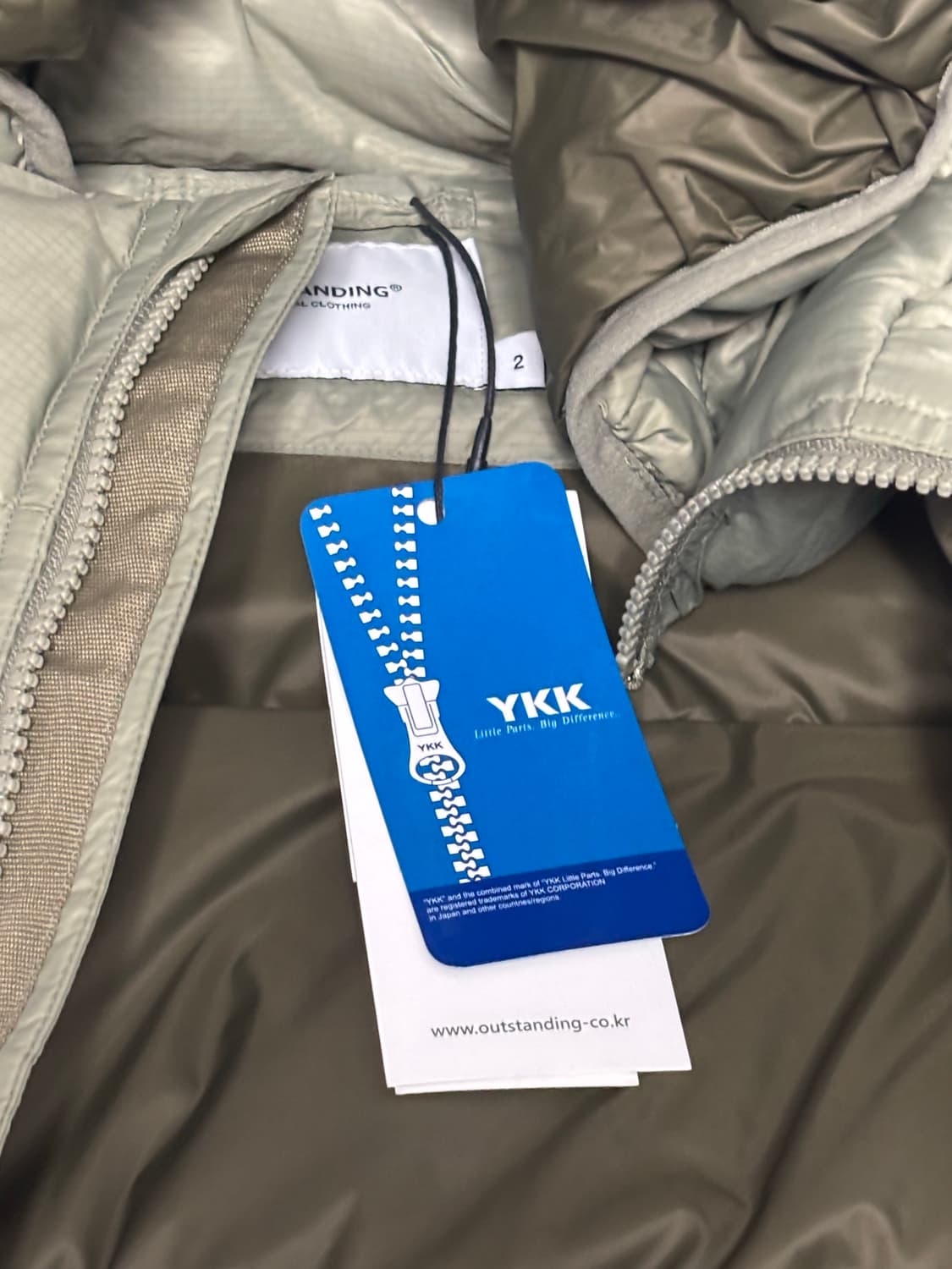 아웃스탠딩 패딩 올리브 상품이미지3