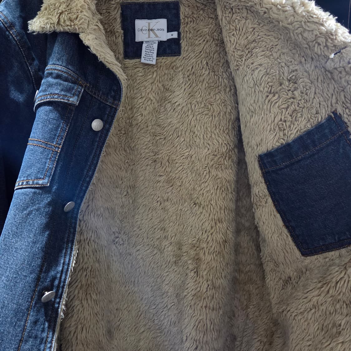 캘빈클라인진 쉐르파 데님 자켓 상품이미지7