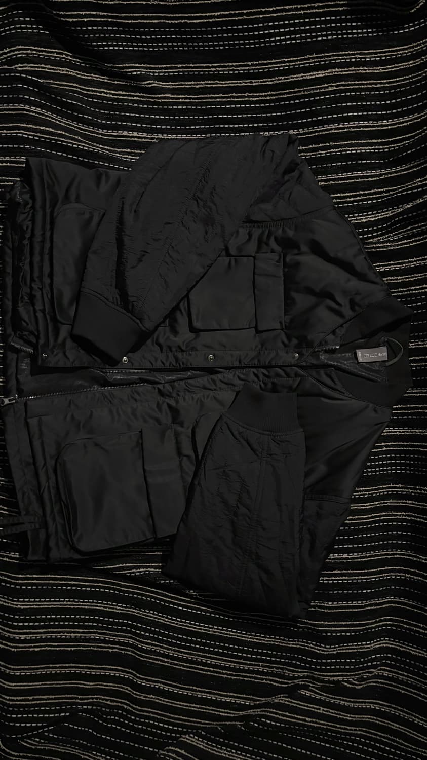 언어펙티드 페디드 레이어드 플라이트 자켓 상품이미지1