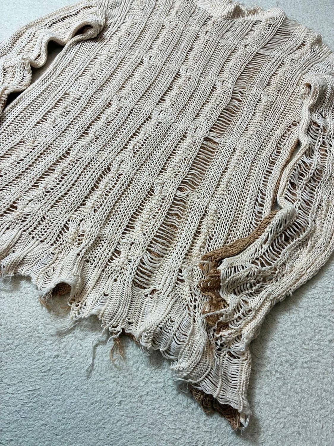 앤더슨벨 린넨 코튼 그런지 레이어드 니트 PN6855 상품이미지3