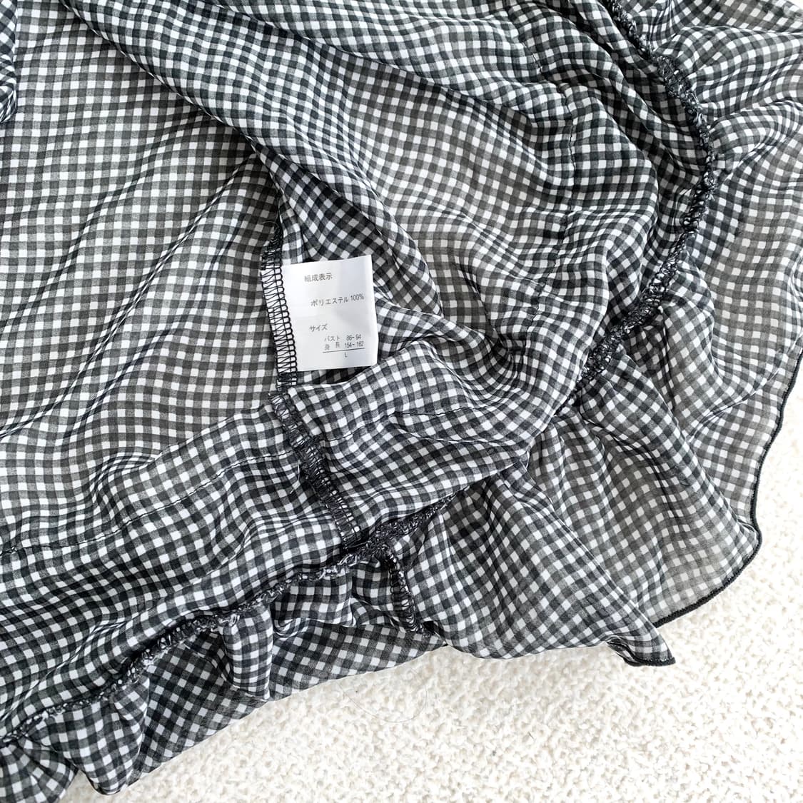 모리걸 ♥ 도트 캉캉 쉬폰 나시블라우스 상품이미지3