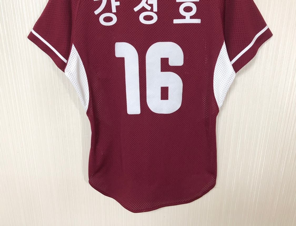 KBO 위팬 넥센(키움)히어로즈 원정유니폼/져지 85 #16 강정호 상품이미지10