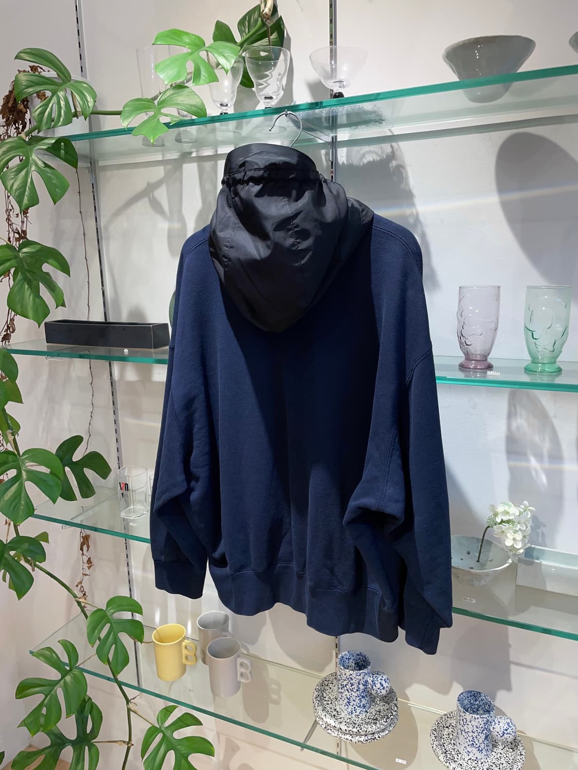 25ss KOLOR pullover half-zip sweat parka 상품이미지5