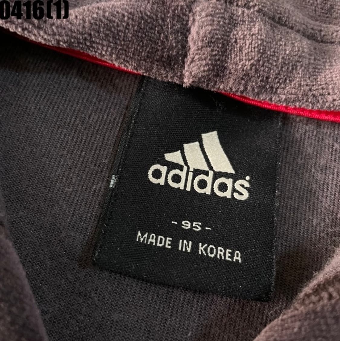 아디다스 벨벳 후드집업 상품이미지2