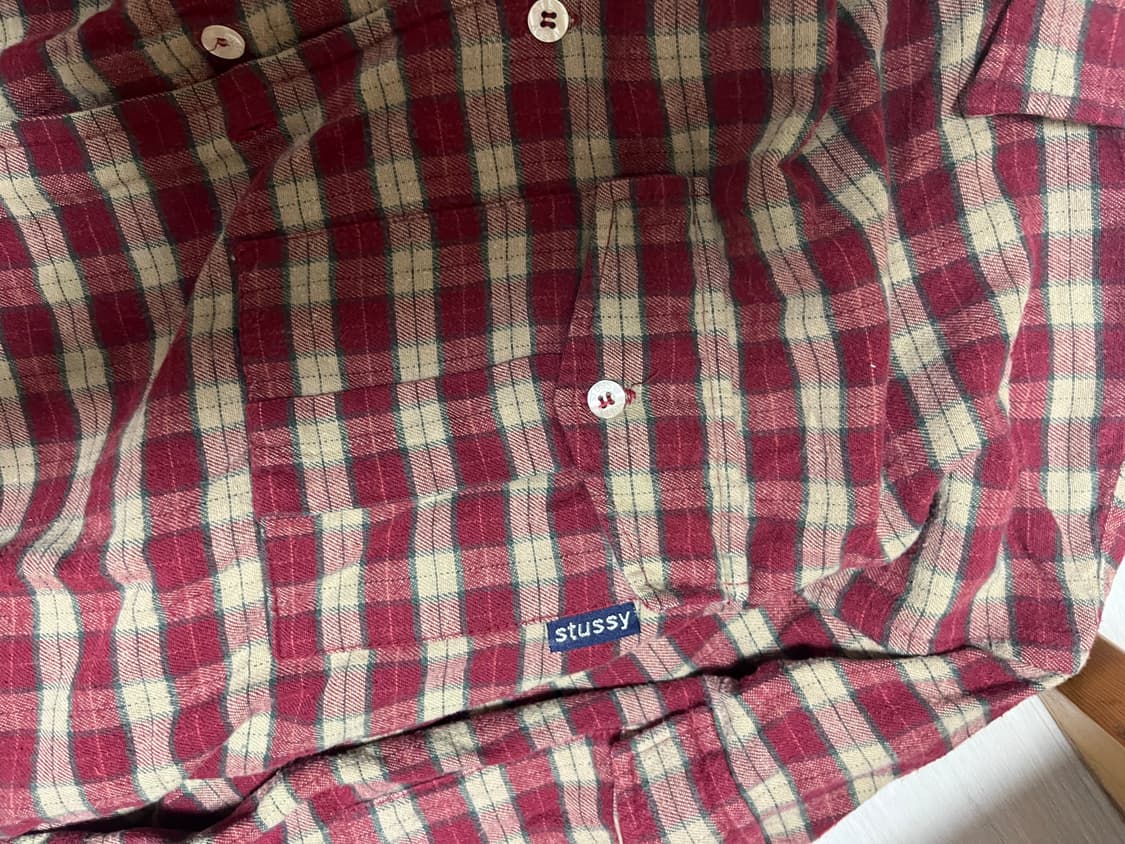 90s Usa made 스투시 셔츠 상품이미지3