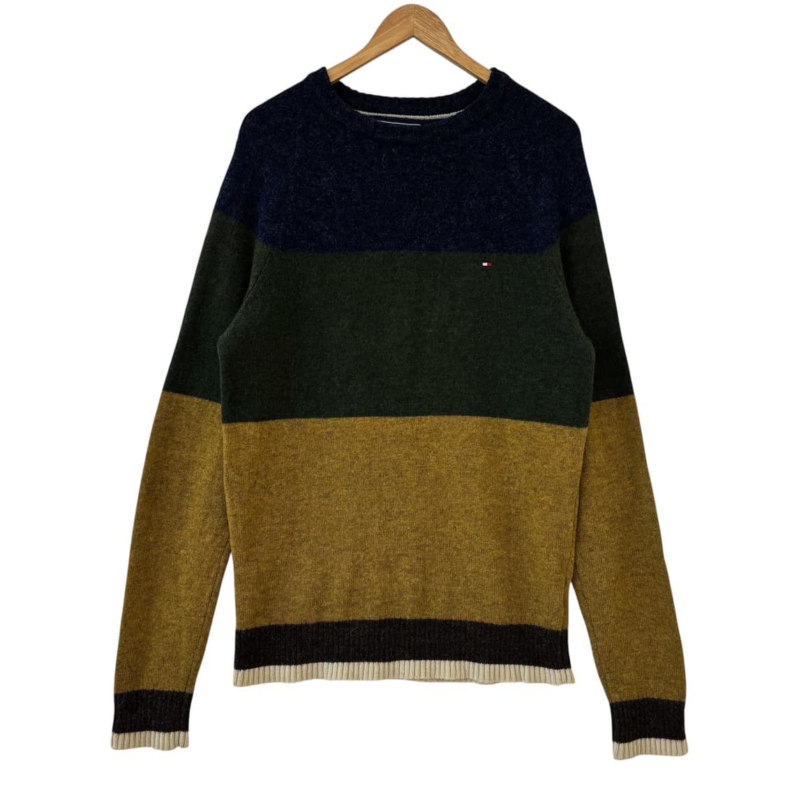 타미힐피거 울 배색 니트 상품이미지1