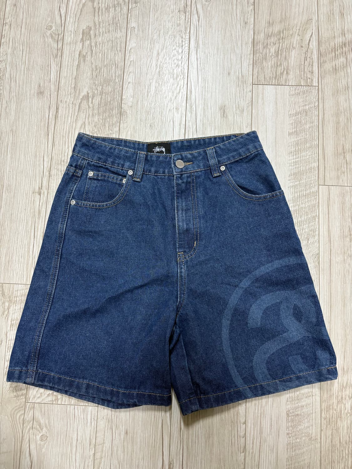 스투시 링크 데님쇼츠 상품이미지1