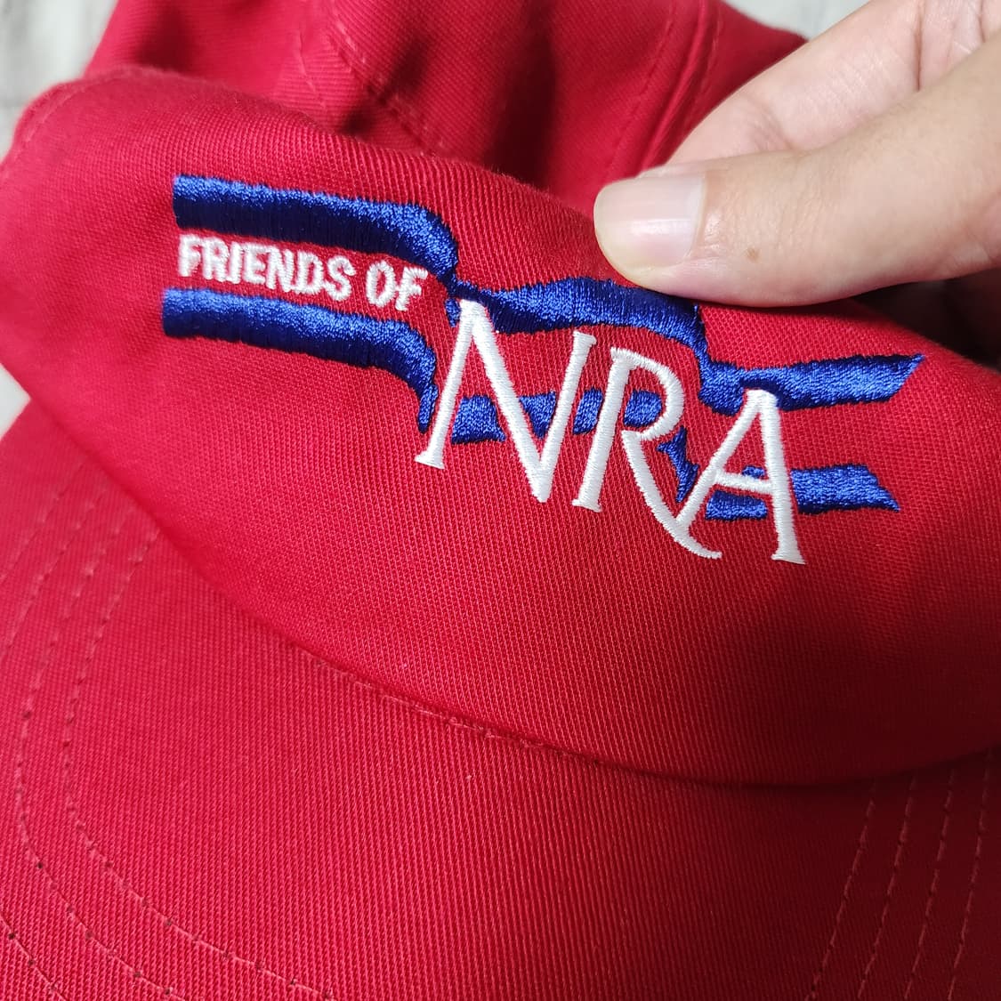 [OS] 빈티지 프렌즈 오브 NRA 5패널 볼캡 레드 상품이미지3