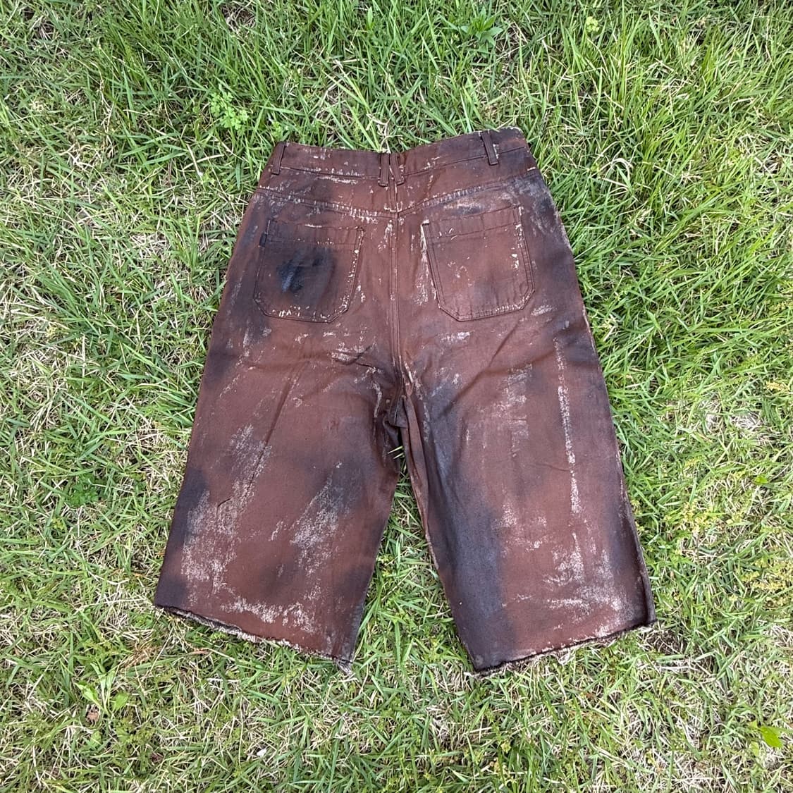 Vintage Rust Coated half pants  상품이미지7