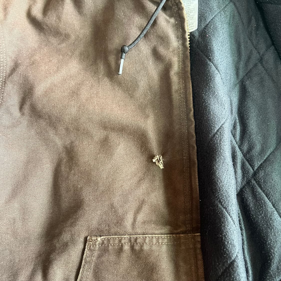 OG 칼하트 j130 다크브라운 L 상품이미지6