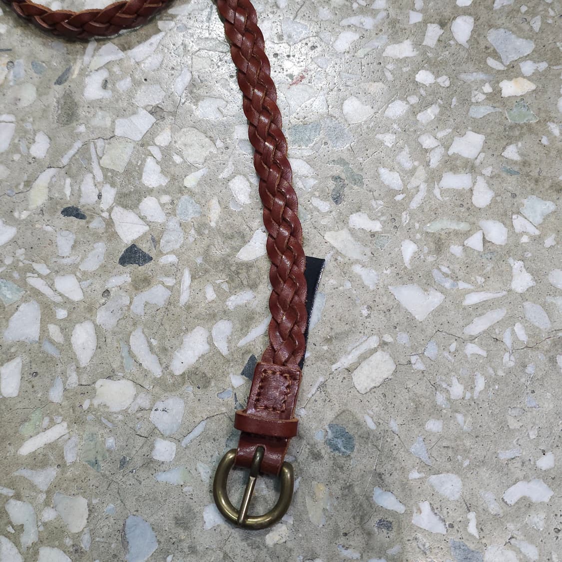 영국산 ANGLO 꽈배기 레더 벨트 상품이미지2