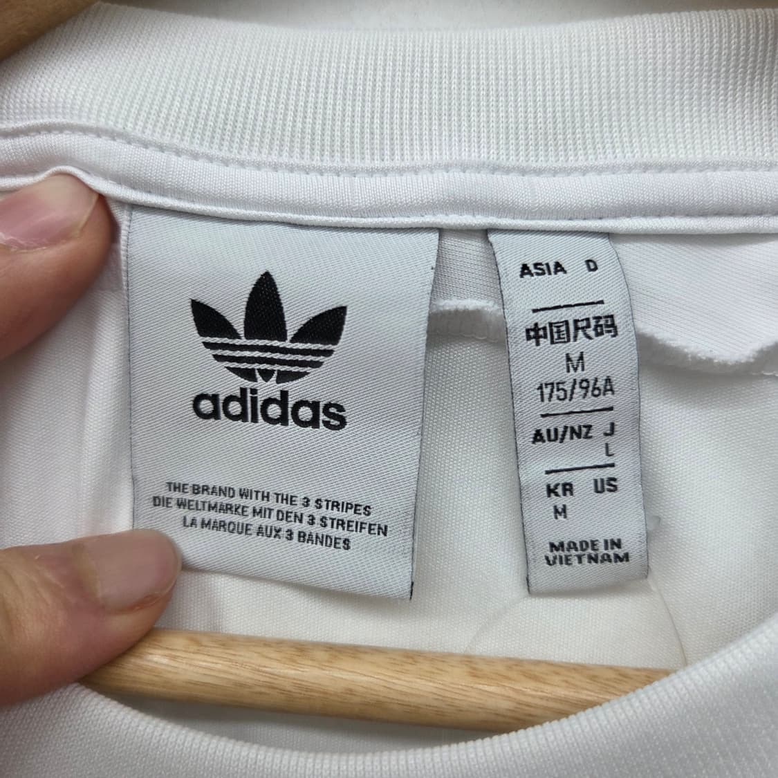 아디다스 삼선 반팔 티셔츠 화이트 남m 상품이미지5