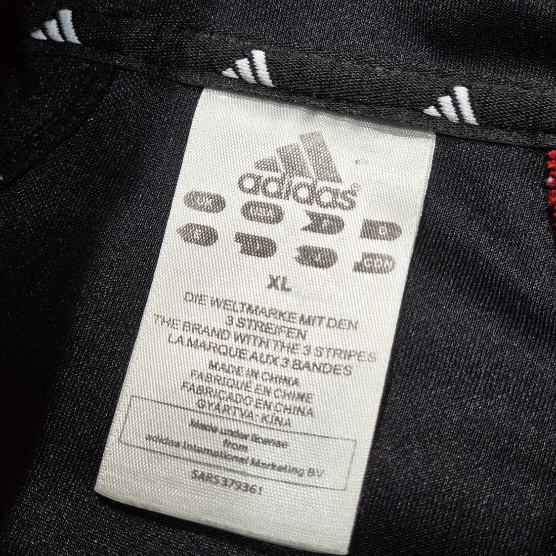 아디다스 레드 라인 블랙 져지 상품이미지7