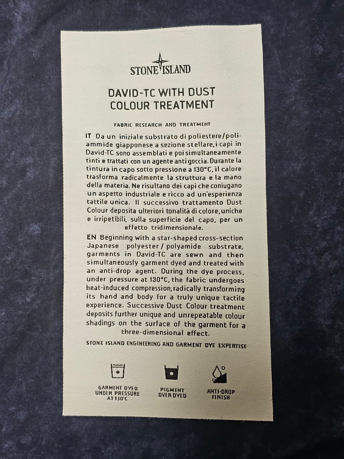 스톤아일랜드 DAVID-TC WITH DUST COLOUR 자켓 상품이미지9